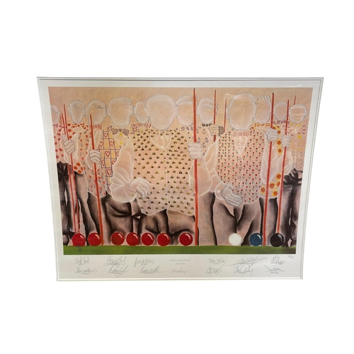 319 - Mackenzie Thorpe, Maximum Break, limited edition photo-litho, titled and numbered 120/147 in the mar... 