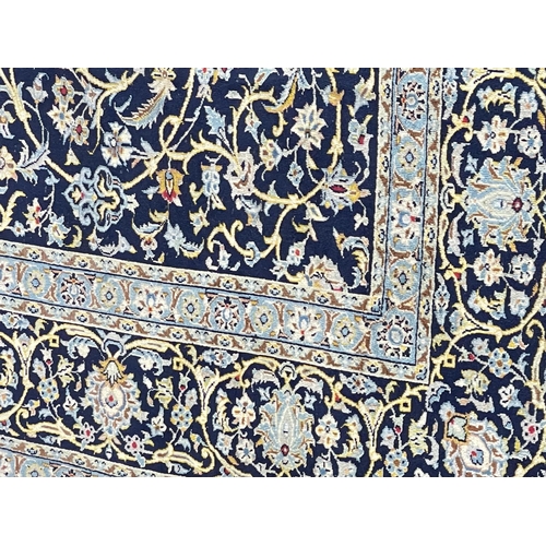 330 - Early 20th Century Persian Isfahan carpet, 3.50 by 2.84.