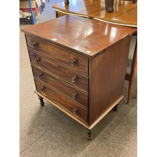 353 - 19th Century commode chest, 72cm by 63.5cm by 48cm.