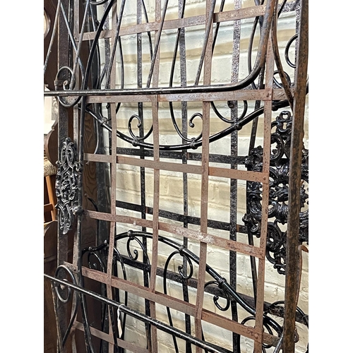 358 - Two French Victorian cast iron campaign beds.