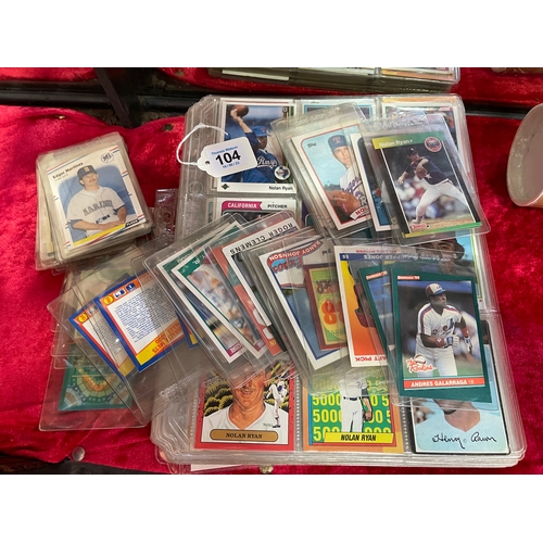 104 - A good collection of USA Baseball trade cards dating 1980s - 1990s inc Leaf Inc, Score, Topps, Fleer... 