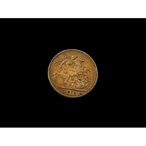 172 - Victoria gold sovereign, 1879.