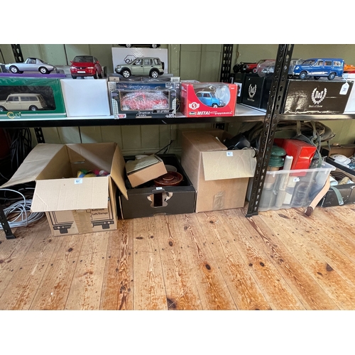 61 - Large collection of LPs, dinnerwares, cameras, Troll toys, figurines, camping interest, etc.