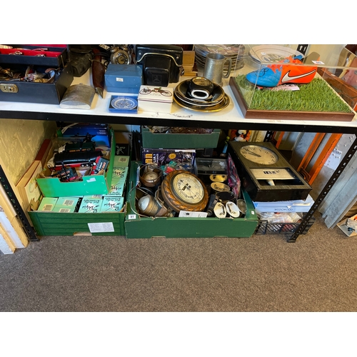 81 - Collection of Pendelfin, clocks, glass, Wedgwood plates, novelty telephone, etc.