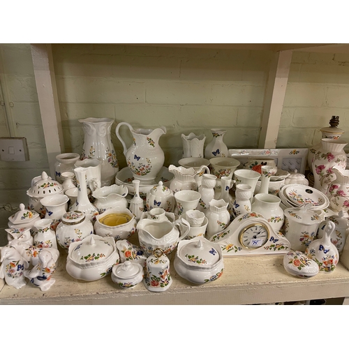 75 - Large collection of Aynsley chine including Cottage Garden, Elizabeth Rose, Little Sweetheart, etc.