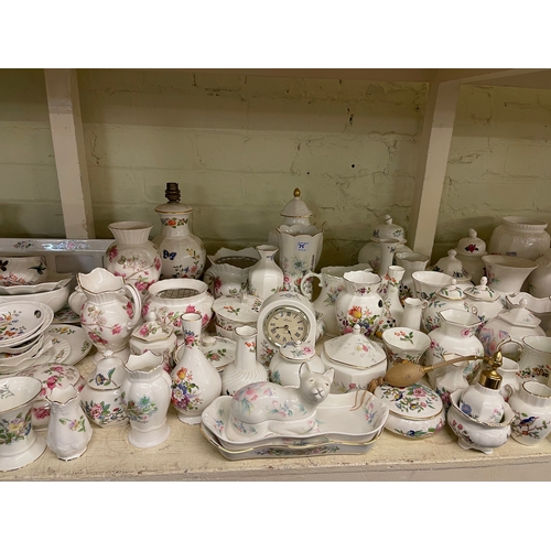 75 - Large collection of Aynsley chine including Cottage Garden, Elizabeth Rose, Little Sweetheart, etc.