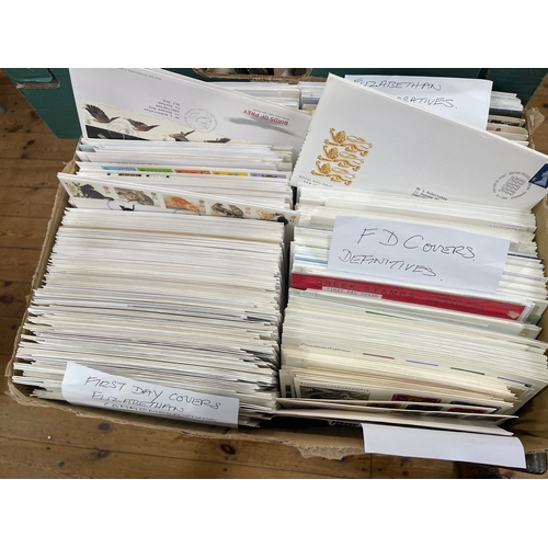 24 - Box of first day covers.