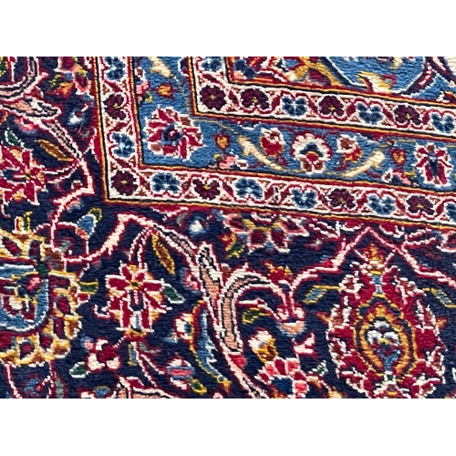 294 - Fine hand knotted Persian Kashan carpet 4.20 by 2.97.