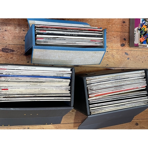 27 - Three cases of LP records, four cases of singles and case of cassettes.