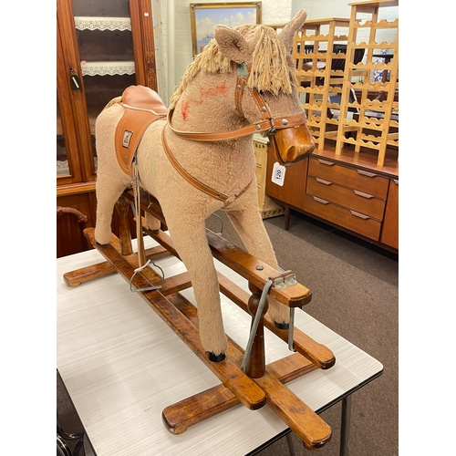 120 - Mamas and Papas rocking horse, 82cm high.