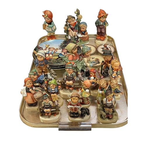 5 - Collection of Hummel figurines, plates, etc.