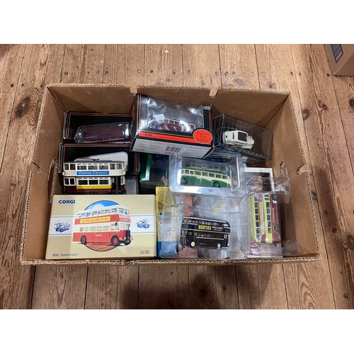 28 - Box of model vehicles.