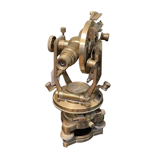 64 - Brass theodolite.