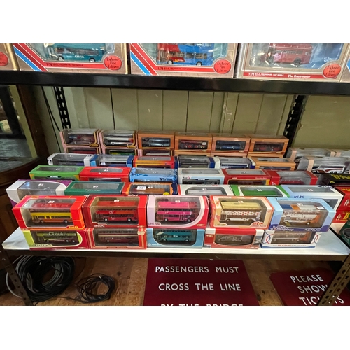 73 - Sixty four boxed Northcord Creative Master 1:76 Diecast model Omnibuses.