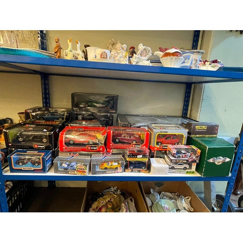 93 - Collection of Diecast vehicles including Burago, Matchbox, etc.