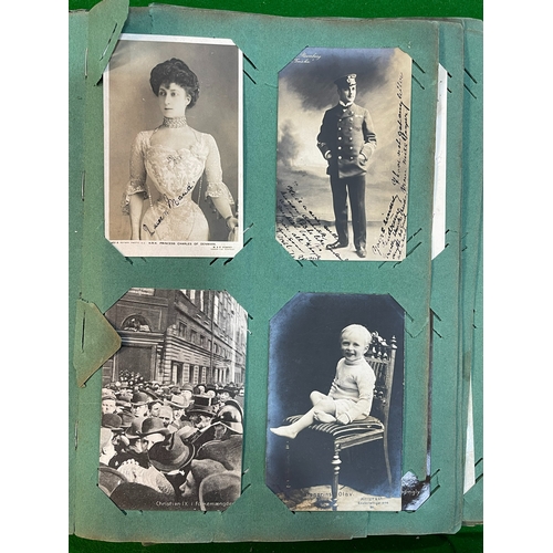 113 - Collection of postcards inc Fire at Blyth, Temperance Hotel Kirkwhelpington, High St Pateley Bridge,... 