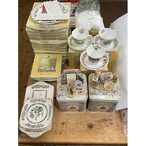 38 - Collection of Royal Doulton Brambly Hedge including Midwinter plates, Beatrix Potter figures, etc.