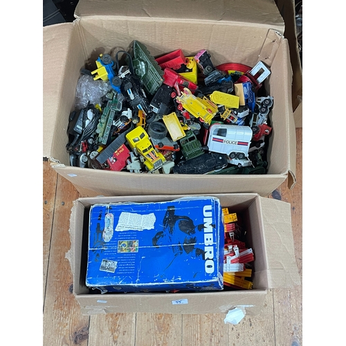 55 - Collection of Diecast toy cars, Scalextric, track, etc.