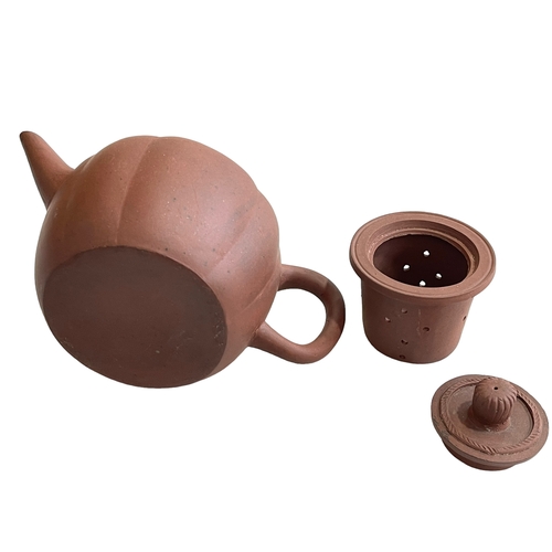 158 - Yixing red ware teapot.