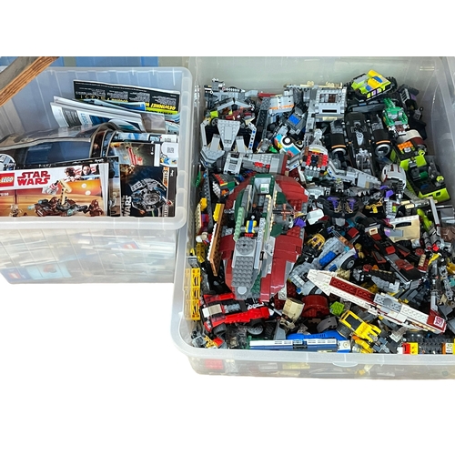 49 - Seven boxes of Lego Star Wars including booklets.