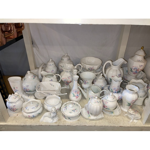 82 - Collection of Aynsley Little Sweetheart porcelain, approximately 70 pieces.