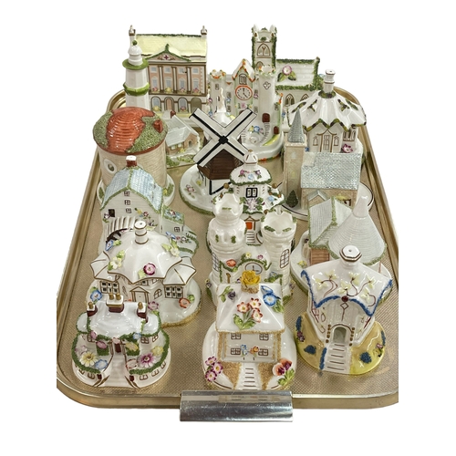9 - Collection of Coalport Cottages, Church, Lighthouse, Windmill, Watermill, etc.