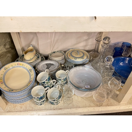 115 - Collection of decorative porcelain, glass, etc.