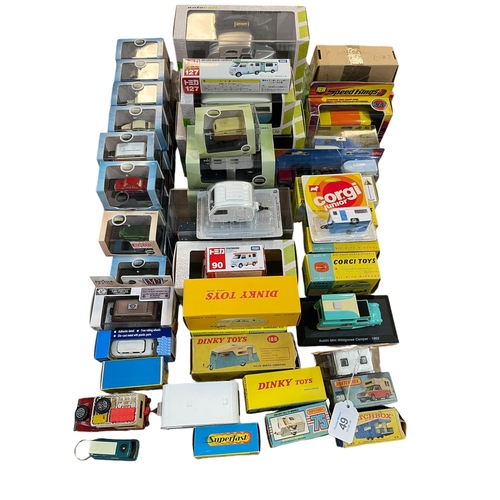 49 - Collection of Diecast vehicles including Dinky, Corgi, etc.