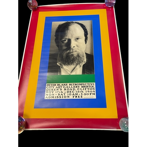 165 - Oriental poster for Peter Blake's first retrospective show in 1969.