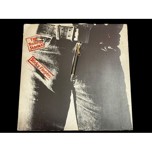 174 - The Rolling Stone 'Sticky Fingers' album in zip sleeve A Promotone NV record 1971.