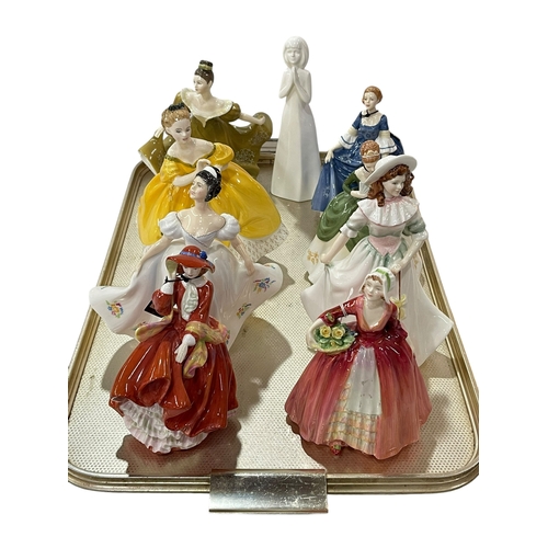 4 - Collection of nine Royal Doulton ladies.