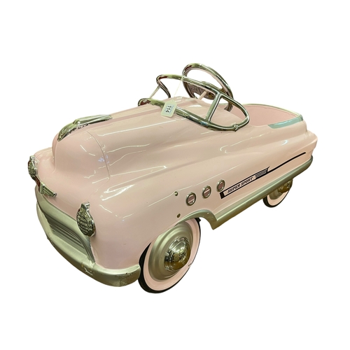 114 - Child's tinplate pedal car.