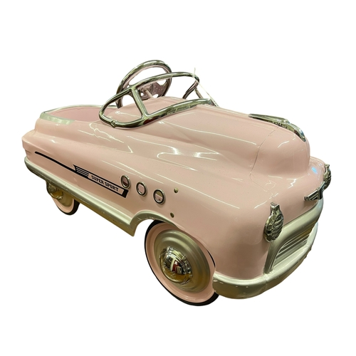 114 - Child's tinplate pedal car.