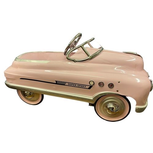 114 - Child's tinplate pedal car.