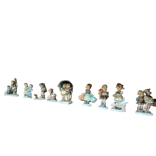 161 - Collection of Hummel figurines.