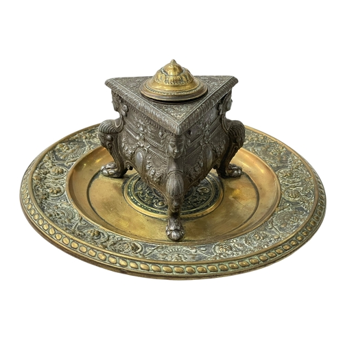 273 - 1920's Arabic Byzantine inkwell.