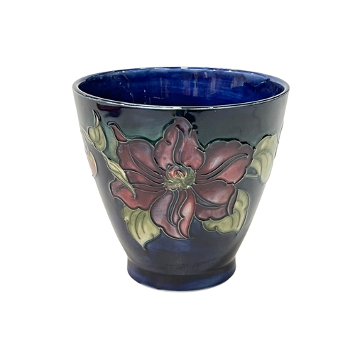 336 - Moorcroft Pottery Clematis planter.