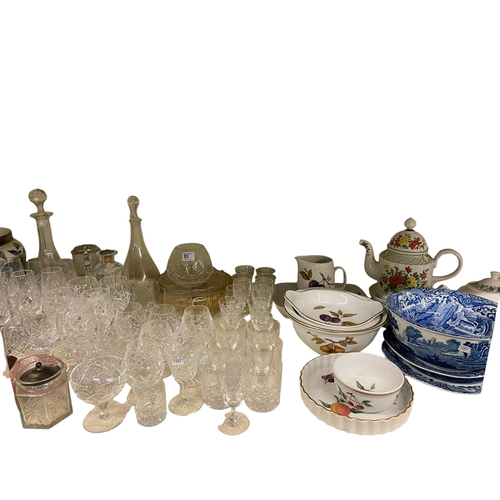 85 - Collection of decorative porcelain, metalwares and glass including Royal Copenhagen, Villeroy & Boch... 