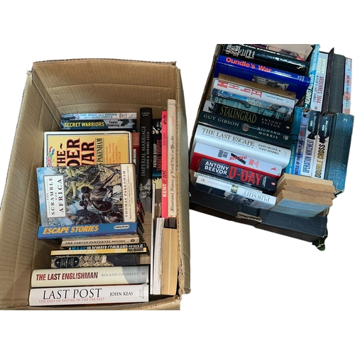 26 - Four boxes of books mainly relating to World War Two