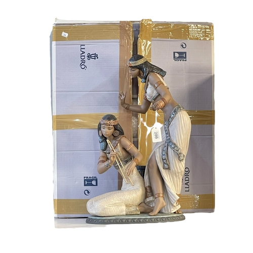 286 - Large Lladro group 'Dancers from the Nile', boxed.