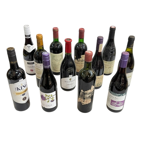 32 - Twenty eight bottles of red wine including Margaux, Rustenberg, Chateau de Parencher, Saint Julien e... 