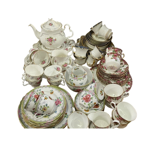 38 - Collection of decorative porcelain including Spode Copelands, Paragon, Royal Albert, etc.