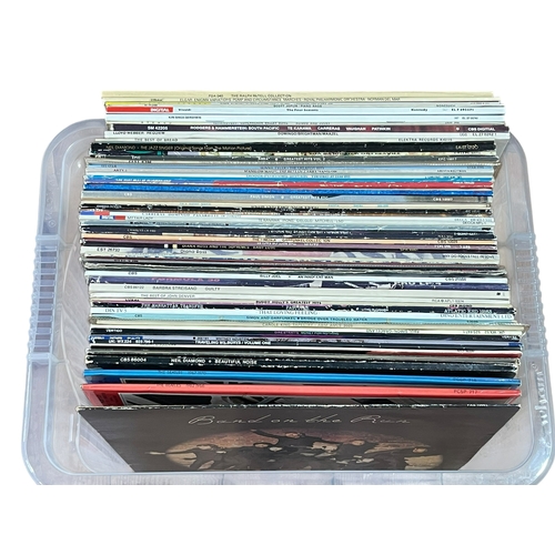 48 - Box of LP records.