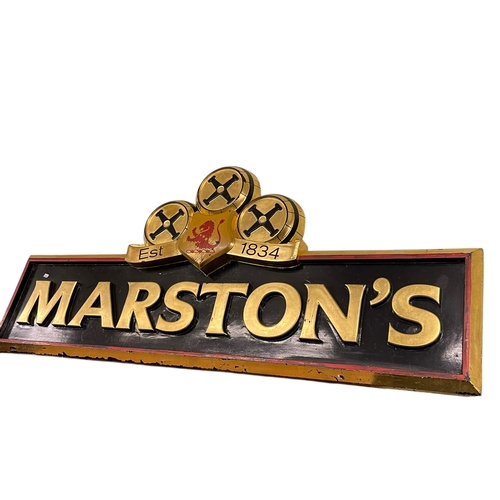 94 - Marstons pub sign.