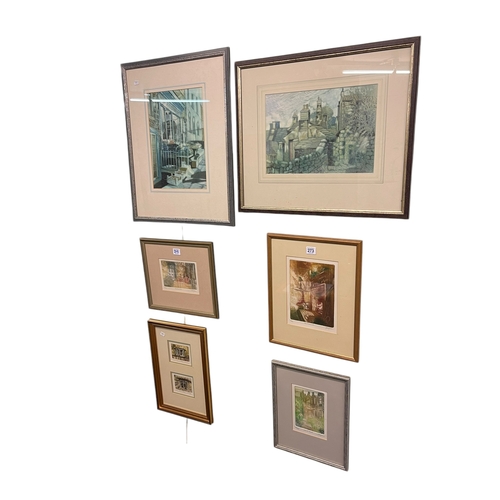 273 - Collection of fourteen various framed pictures including limited edition John Degnan, J Barclay wate... 