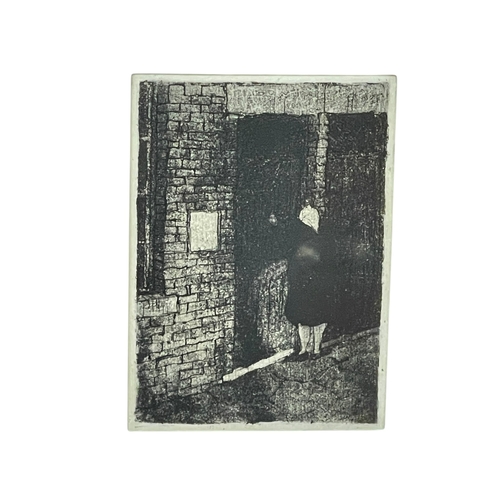 263 - Tom McGuinness, The Caller, limited edition print, signed, titled, numbered 28/50 and dated 87 in pe... 