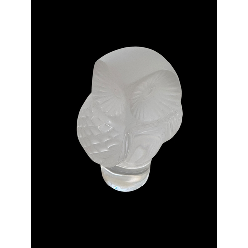 239 - Lalique Owl, 9cm.