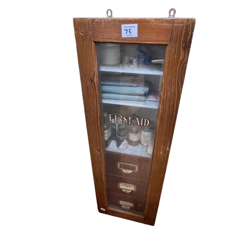 Vintage servants bell indicator board, wooden first aid display wall ...