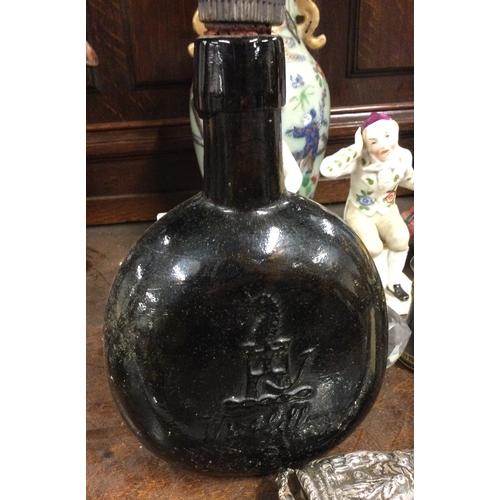 284 - An old seal top bottle etc.