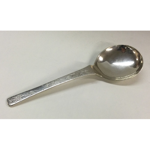 50 - A 17th Century Norwegian silver spoon. Approx. 40 grams. Est. £180 - £220.